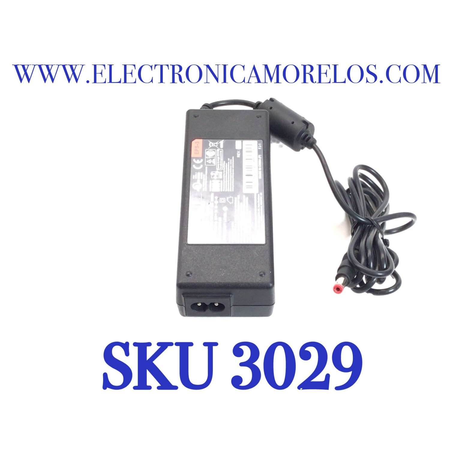 CARGADOR / ADAPTADOR DE FUENTE DE ALIMENTACION CA/CC  LITEON / NUMERO DE PARTE 524475-059 / ENTRADA VCA 100-240V~0.9A / 50/60HZ / SALIDA VCD 12V 3A / EPS-3 / MODELO PA-1360-5M02